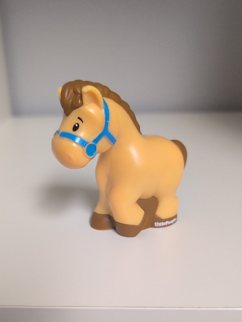 🩷4/$20🩷 Fisher Price Little People Horse With Blue Halter 2018 Mattel Farm